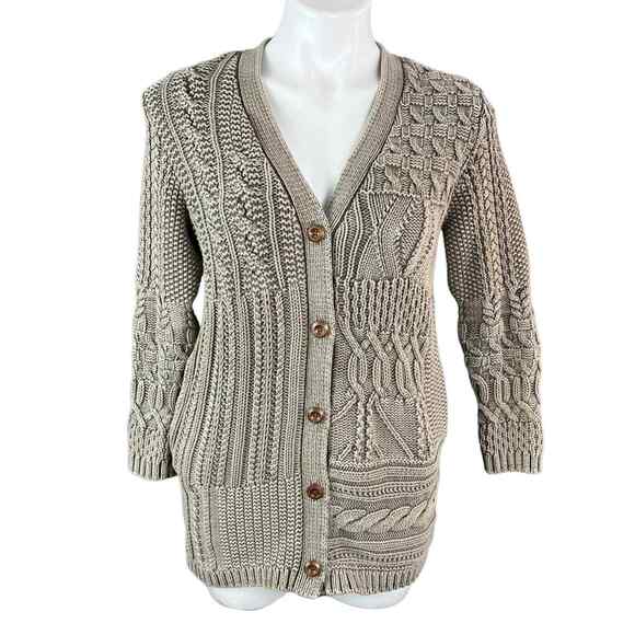 Coldwater Creek Sweaters - Coldwater Creek Vintage wash mixed pattern cardigan Small Petite